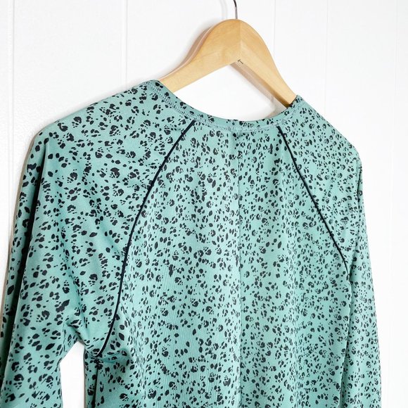 All in Motion Turquoise Animal Print Rash Guard - Picture 5 of 7